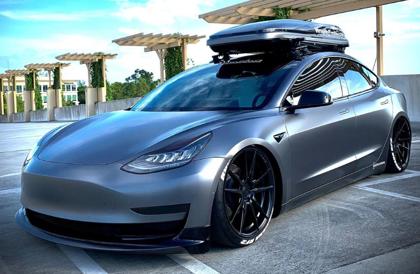 this custom tesla model 3 is a show stopper