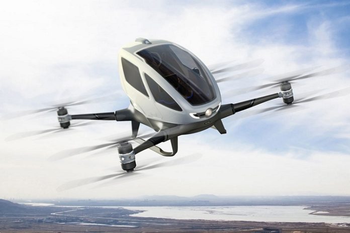 Ehang 184 Quadcopter Passenger Drone