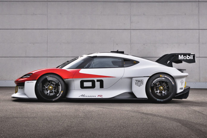 Porsche Mission R Electric Race Car