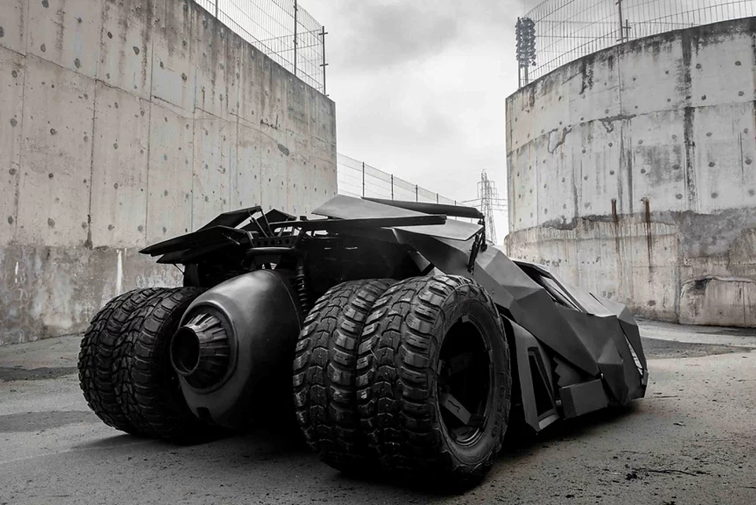 Macro Studios electric Batmobile Tumbler