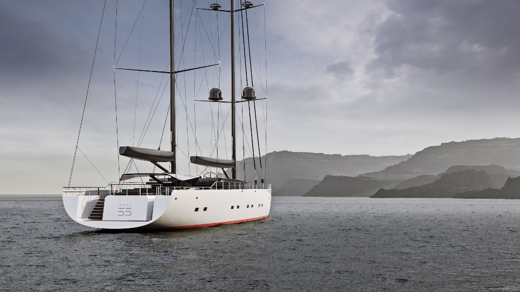 Sail 55 electric yacht concept
