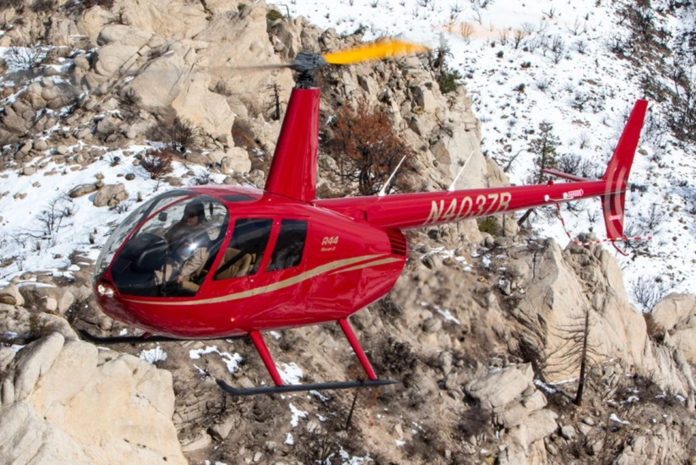 Robinson eR-44 electric helicopter