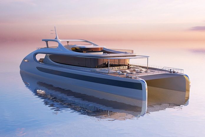 Rossinavi Oneiric luxury catamaran