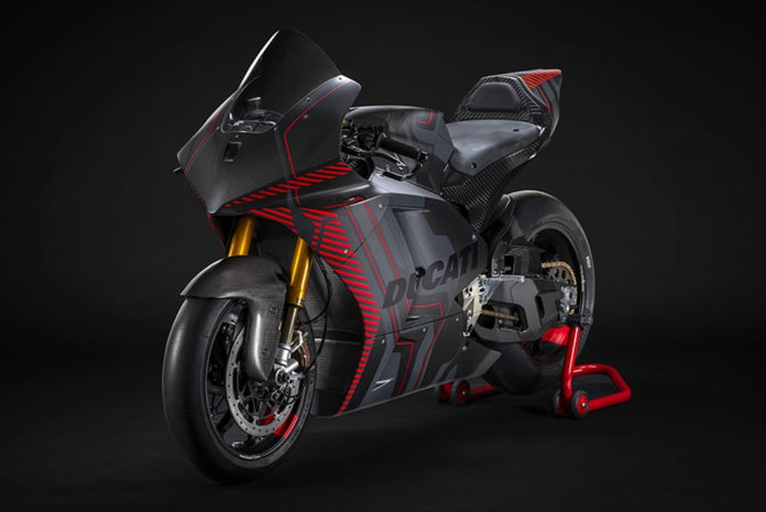 Ducati V21L prototype electric motorcycle